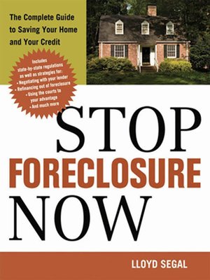 cover image of Stop Foreclosure Now